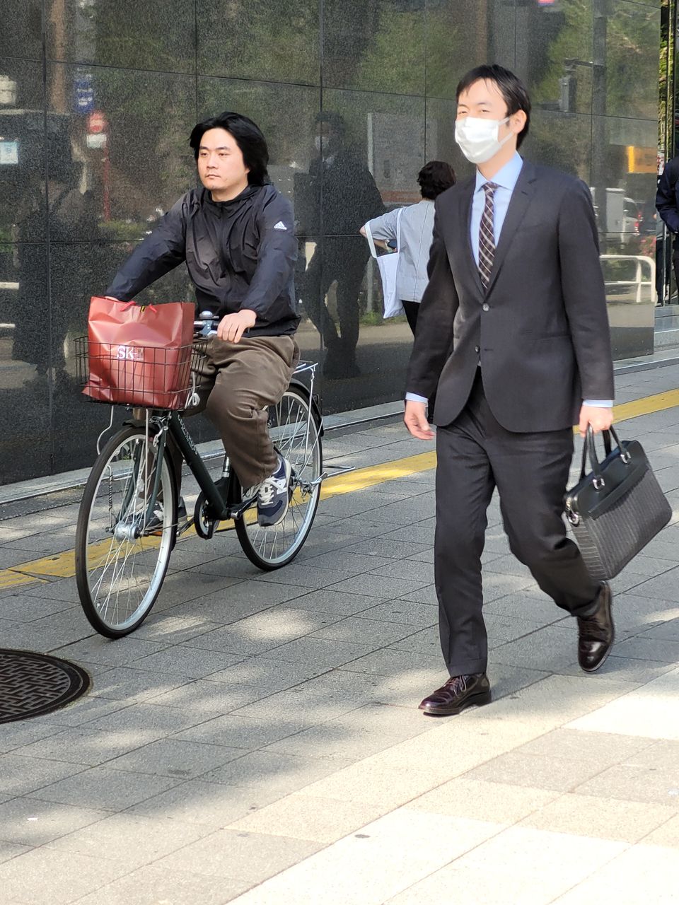 Get Those Bikes  On The Footpath!